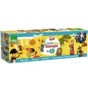 PUZZLE GRANDE FRISE HISTORIQUE - VILAC - 4X100 PIECES