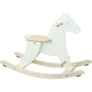 CHEVAL A BASCULE HUDADA BLANC ET ARCEAU - VILAC