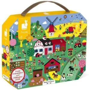 PUZZLE JANOD OBSERVATION : LA FERME - 24 PIECES