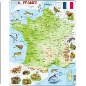 PUZZLE CARTE DE FRANCE - 60 PIECES