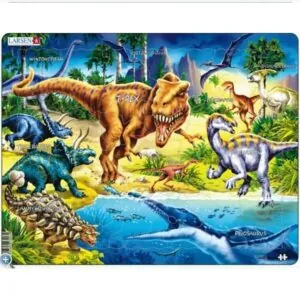 PUZZLE CARTON DINOSAURE 57 PIECES MERCIER