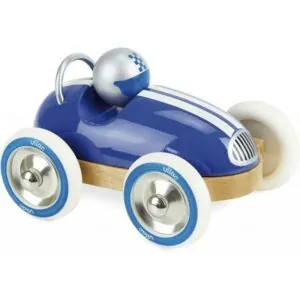VOITURE ROADSTER VINTAGE BLEU VILAC