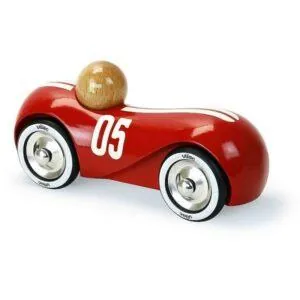 VOITURE STREAMLINE VINTAGE ROUGE VILAC