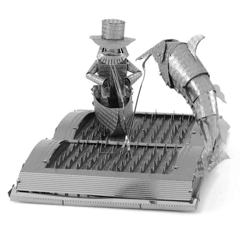 METAL EARTH - DIVERS - SCULPTURE DE LIVRE LE VIEIL HOMME ET LA MER – Image 6