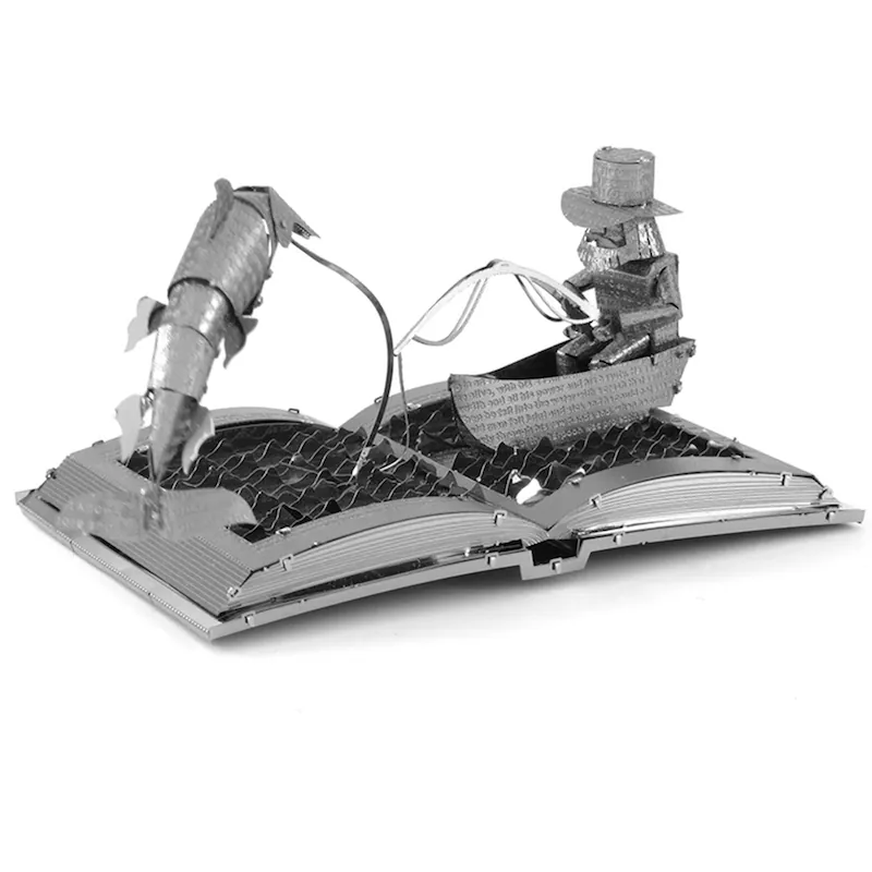 METAL EARTH - DIVERS - SCULPTURE DE LIVRE LE VIEIL HOMME ET LA MER – Image 5