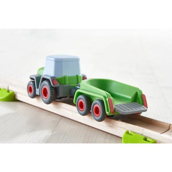 TRACTEUR AVEC REMORQUE - HABA – Image 2