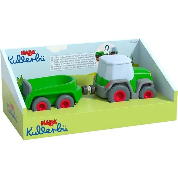 TRACTEUR AVEC REMORQUE - HABA