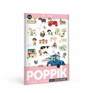 POSTER STICKERS FERME - POPPIK