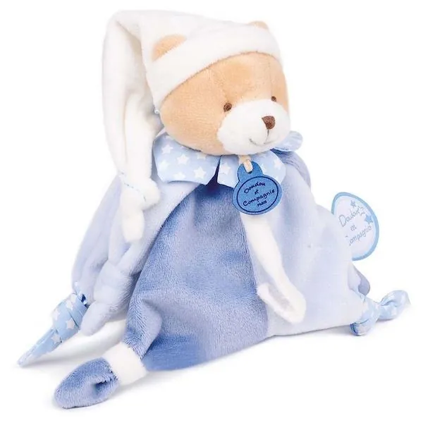 DOUDOU ATTACHE SUCETTE OURS - DOUDOU ET COMPAGNIE