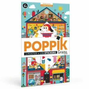 POSTER EDUCATIF LA MAISON DE GRAOU - POPPIK