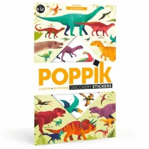 POSTER EDUCATIF LES DINOSAURES - POPPIK
