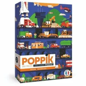 PUZZLE VEHICULES - POPPIK - 280 PIECES