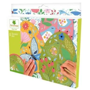 POCHETTE SCRATCH ART OEUFS - SYCOMORE