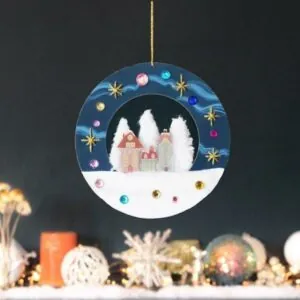 KIT CREATIF COURONNE DE NOEL - L'ATELIER IMAGINAIRE