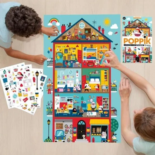 POSTER EDUCATIF LA MAISON DE GRAOU - POPPIK – Image 2