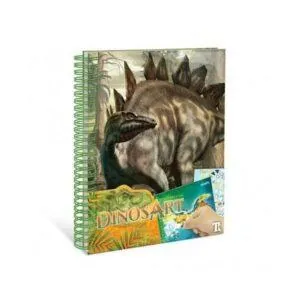 CARNET STICKERS AU NUMERO DINOSAURE - DINOSART