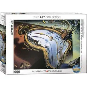 PUZZLE EUROGRAPHICS - BEAUX-ARTS - S. DALI : MONTRE MOLLE AU MOMENT DE LA PREMIERE EXPLOSION - 1000 PIECES