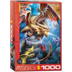 PUZZLE EUROGRAPHICS A. STOKES : CLAN DE DRAGONS - 1000 PIECES