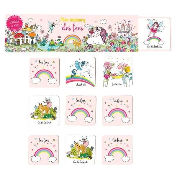 MON MEMORY LES FEES 32 PIECES - CARTES D'ART