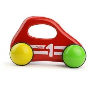 VOITURE ROUGE 1ER AGE - VILAC