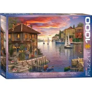 PUZZLE EUROGRAPHICS - D. DAVISON : PORT MEDITERRANEEN - 1000 PIECES