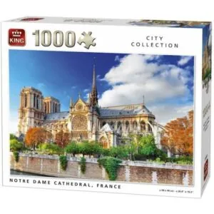 PUZZLE KING CITY : CATHEDRALE NOTRE DAME DE PARIS - 1000 PIECES