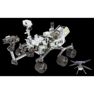 METAL EARTH - ESPACE - MARS ROBOT PERSEVERANCE ET HELICOPTERE INGENUITY