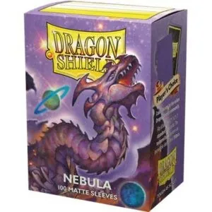 100 DRAGON SHIELD MATTE - NEBULA