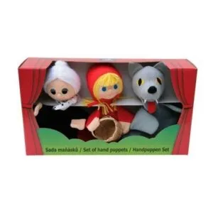 SET 3 MARIONNETTES PETIT CHAPERON ROUGE - BASS AND BASS