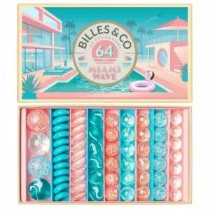COFFRET 64 BILLES MIAMI WAVE - BILLES AND CO