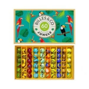 COFFRET 60 BILLES JUNGLE - BILLES AND CO