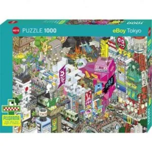 PUZZLE HEYE - PIXORAMA - EBOY : QUETE DE TOKYO - 1000 PIECES