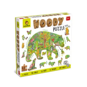 PUZZLE BOIS LUDATTICA : LA FORET - 48 PIECES