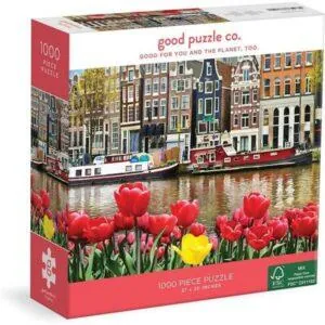 PUZZLE GOOD PUZZLE CO : LES FLEURS À AMSTERDAM - 1000 PIECES