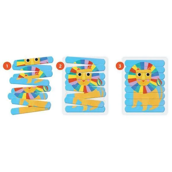 PUZZLE STICKS MUDPUPPY : ANIMAUX DU MONDE – Image 2