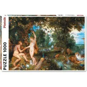 PUZZLE PIATNIK - BRUGHEL RUBENS : LE JARDIN D'EDEN AVEC LA CHUTE DE L'HOMME - 1000 PIECES