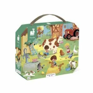 PUZZLE JANOD : UNE JOURNEE A LA FERME - 24 PIECES