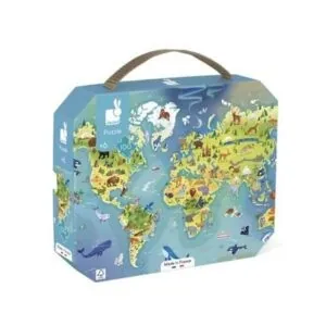 PUZZLE JANOD : MONDE - 100 PIECES