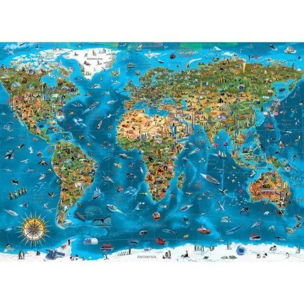 PUZZLE EDUCA : LES MERVEILLES DU MONDE - 12000 PIECES | La Règle du Jeu