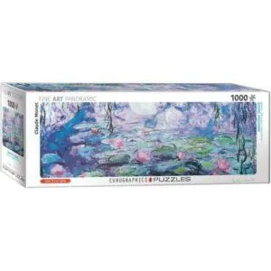 PUZZLE EUROGRAPHICS - BEAUX-ARTS - PANORAMIQUE - C. MONET : LES NENUPHARES - 1000 PIECES