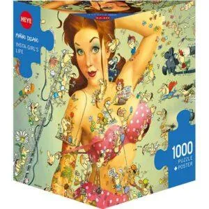 PUZZLE HEYE - M. DEGANO : INSTA-VIE DE FILLE - 1000 pièces