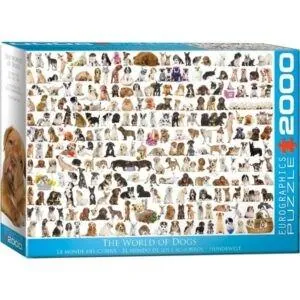 PUZZLE EUROGRAPHICS : LE MONDE DES CHIENS - 2000 PIECES