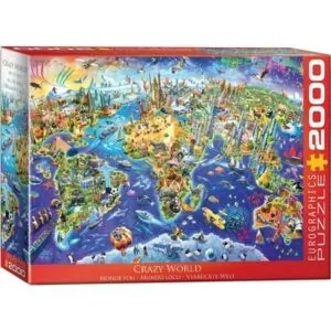 PUZZLE EUROGRAPHICS : MONDE FOU - 2000 PIECES