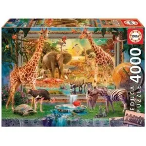 PUZZLE EDUCA : RETOUR DE LA SAVANE - 4000 PIECES