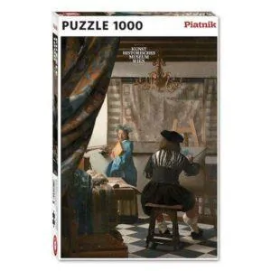 PUZZLE PIATNIK - J. VERMEER : L'ART DE LA PEINTURE - 1000 PIECES