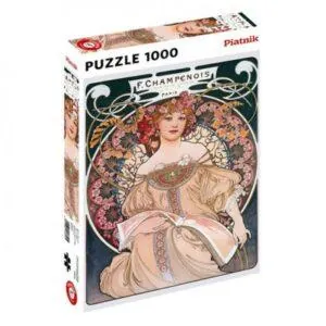 PUZZLE PIATNIK - A. MUCHA : REVERIE - 1000 PIECES