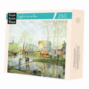 PUZZLE BOIS WILSON - B. KUSTODIEV : PRINTEMPS RUSSE - 250 PIECES