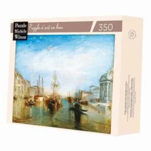 PUZZLE BOIS WILSON - W. TURNER : VENISE - VUE DU PORCHE DE LA MADONNA DELLA SALUTE - 350 PIECES