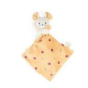 DOUDOU SOURIS - CARRE DOUCEUR - FRUITS DE SAISON - KALOO