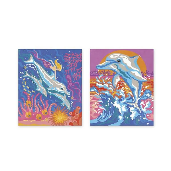 COFFRET PEINTURE AU NUMERO DAUPHINS - JANOD – Image 2